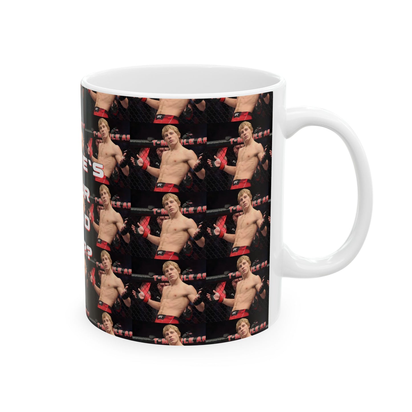 UFC - PADDY THE BADDY - WHERE'S YOUR HEAD AT - MUGS