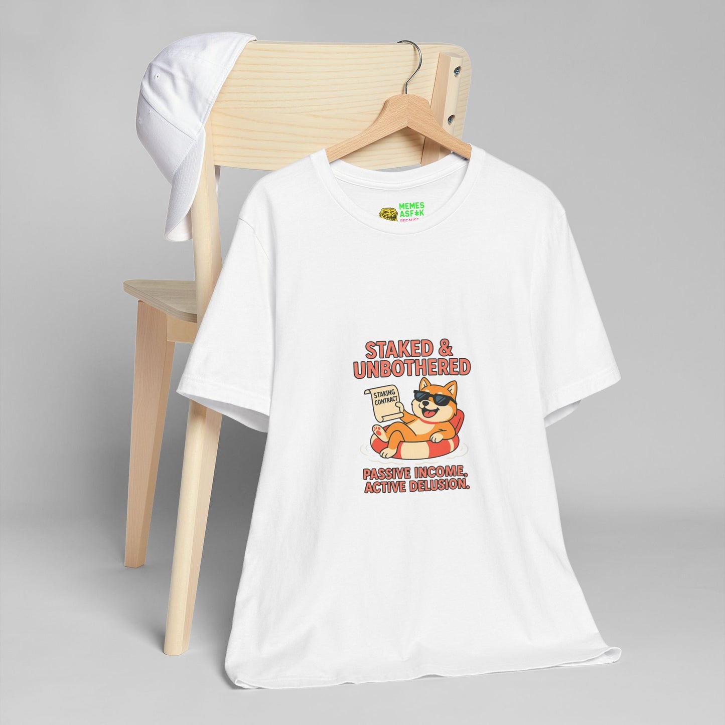 SHIB/"Staked & Unbothered” Tee