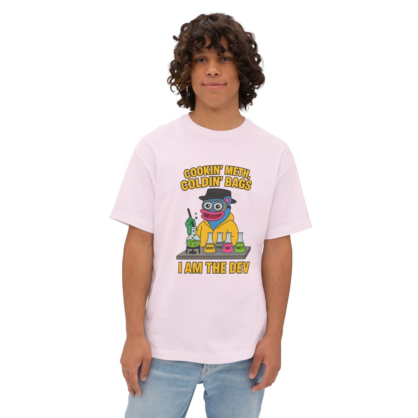 š§Ŗ BRETT āCookinā Meth, Coldinā Bagsā Oversized Tee