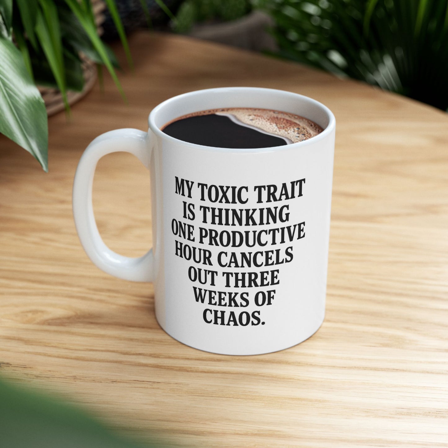 Productivity? Optional. Self-Delusion? Daily. Meme Mug