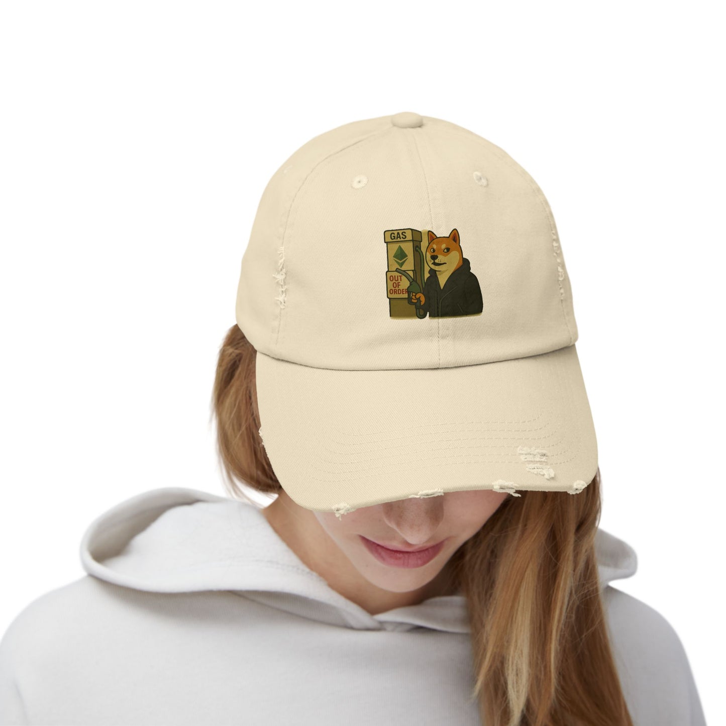 SHIB/ "Layer 2 or Leave " – Distressed Cap