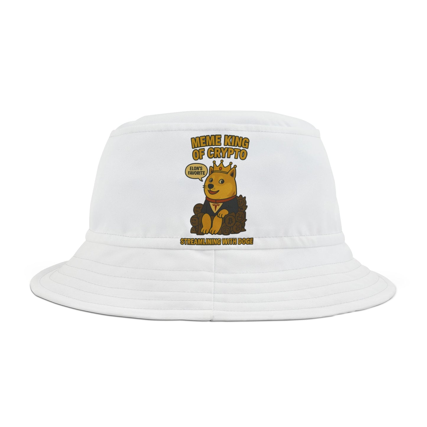 DOGE /"👑 Meme King Bucket Hat" Bucket Hat