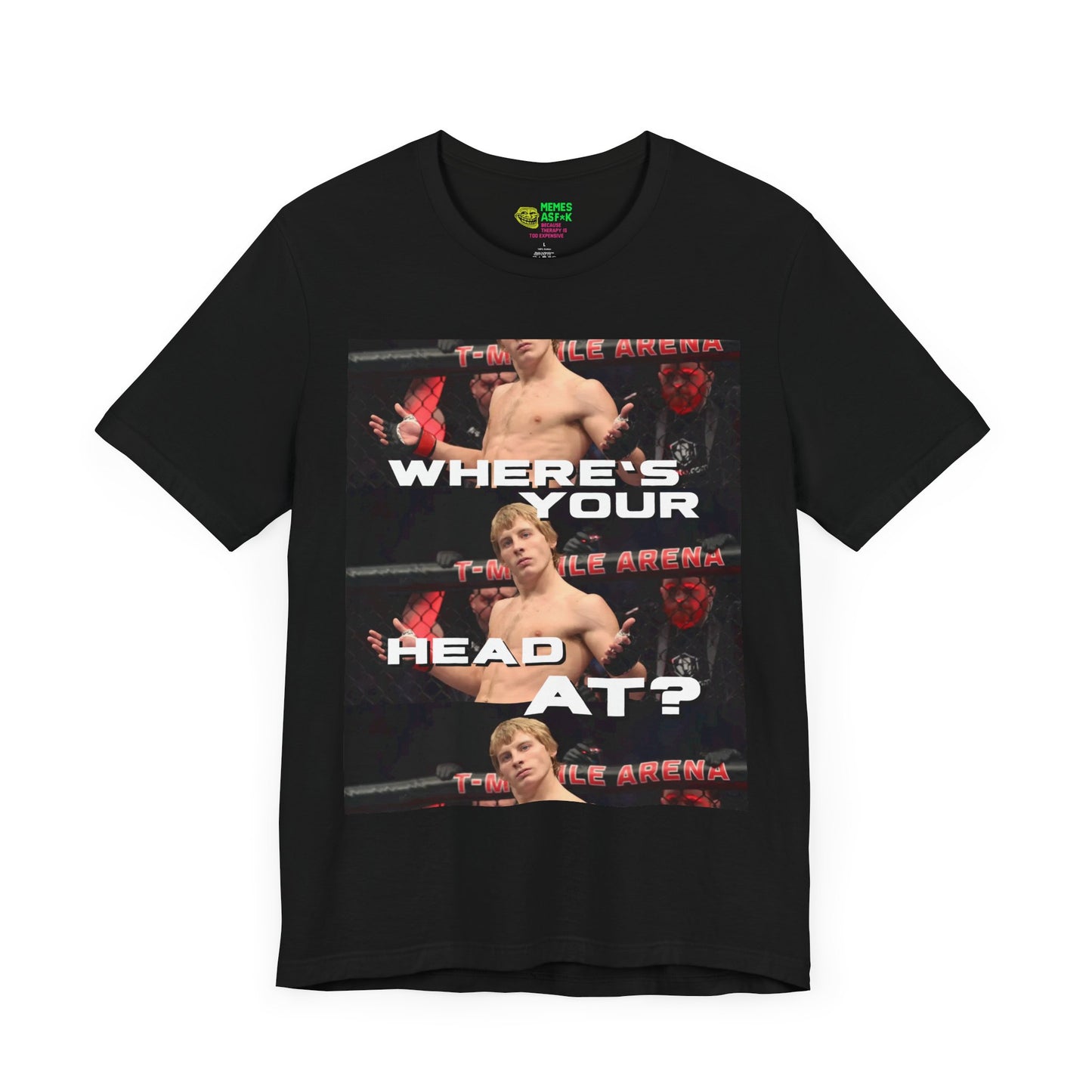 UFC - PADDY THE BADDY - WHERE'S YOUR HEAD AT? GRAPHIC TEE