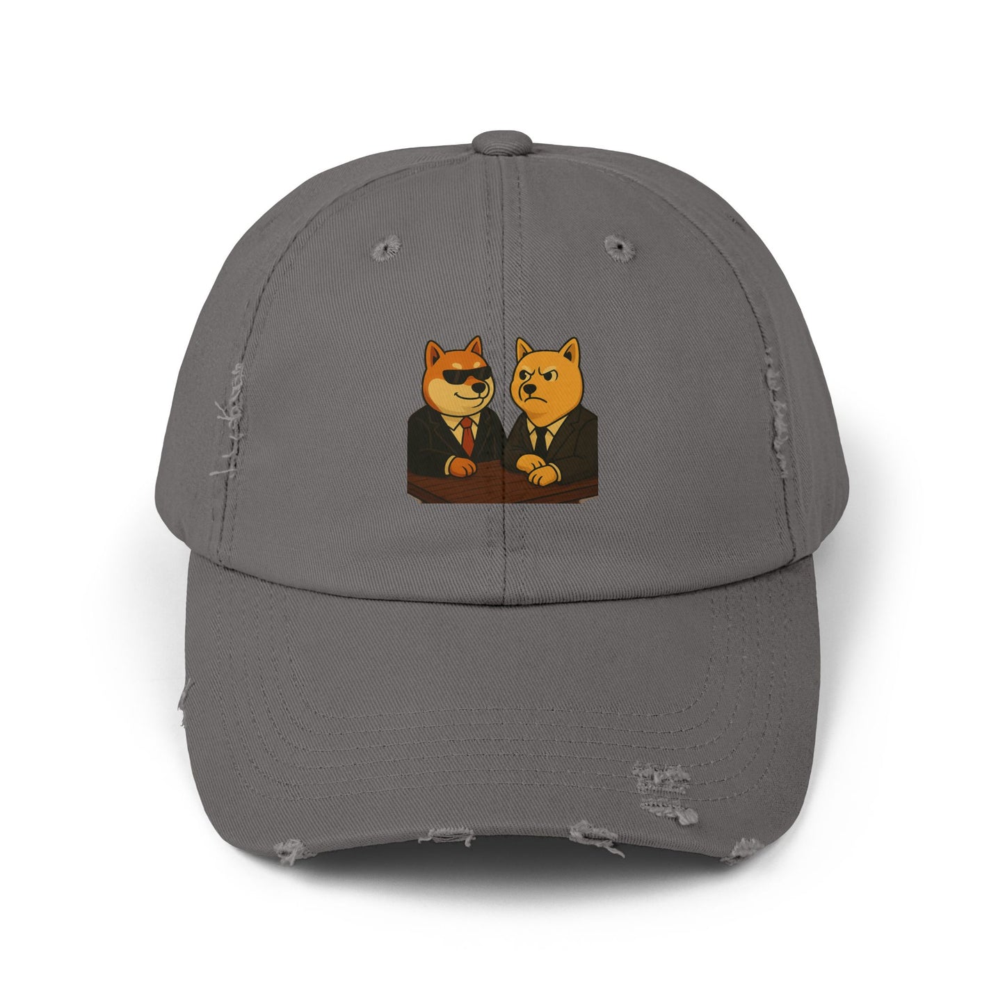 SHIB/ "I Bit Harder" – Distressed Cap