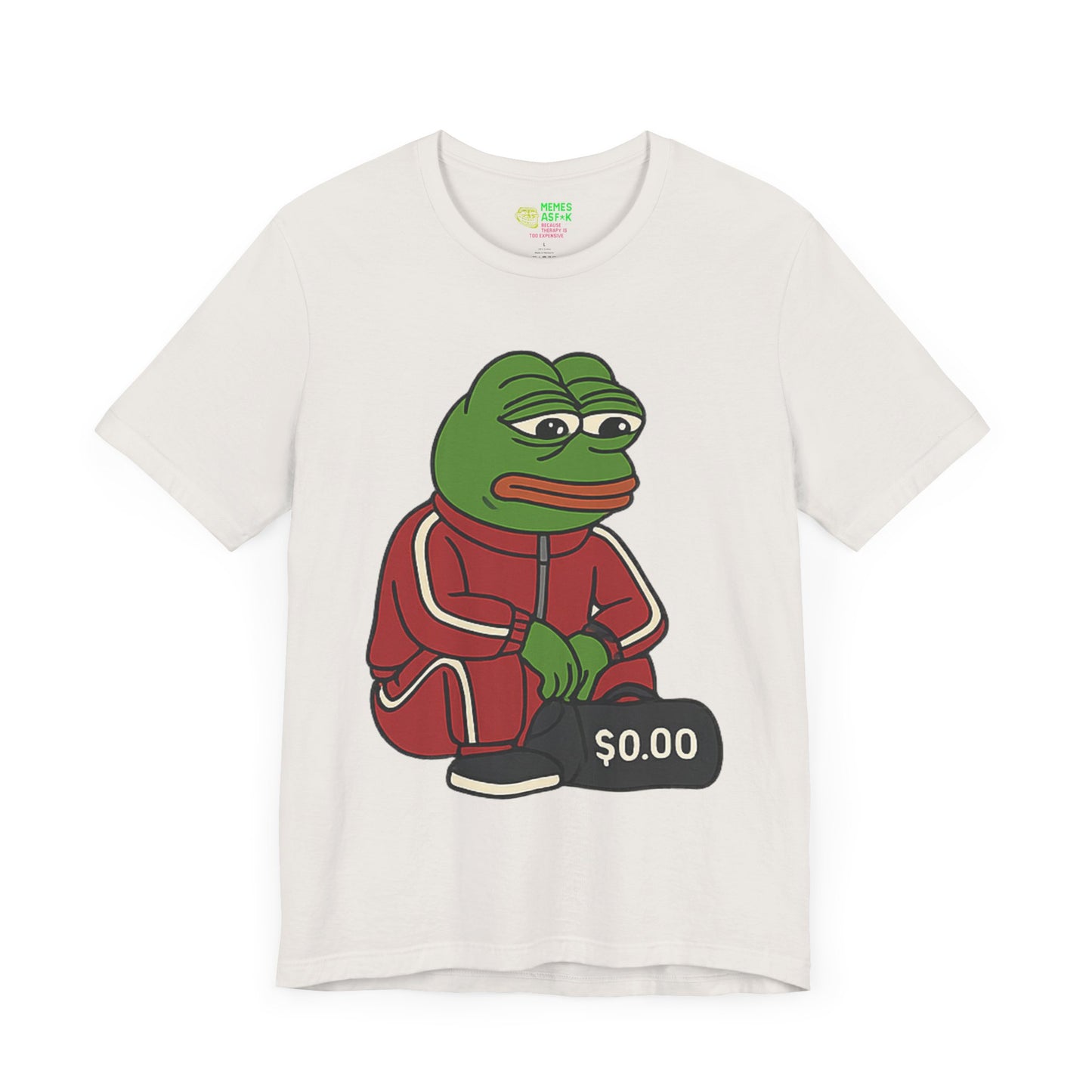 PEPE/ "Dripped & Doomed – $0.00" Tee