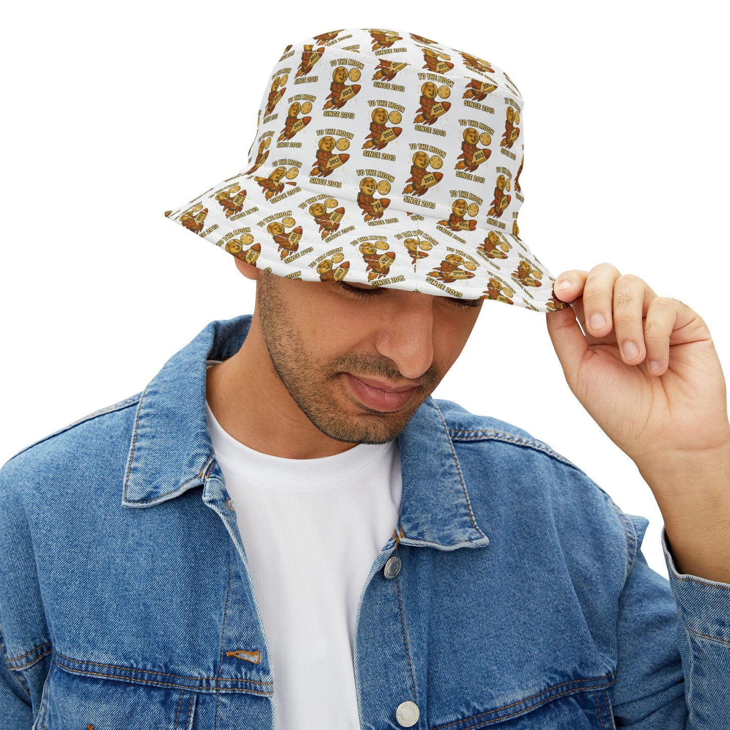 DOGE /"🌕 To The Moon Bucket Hat" Bucket Hat