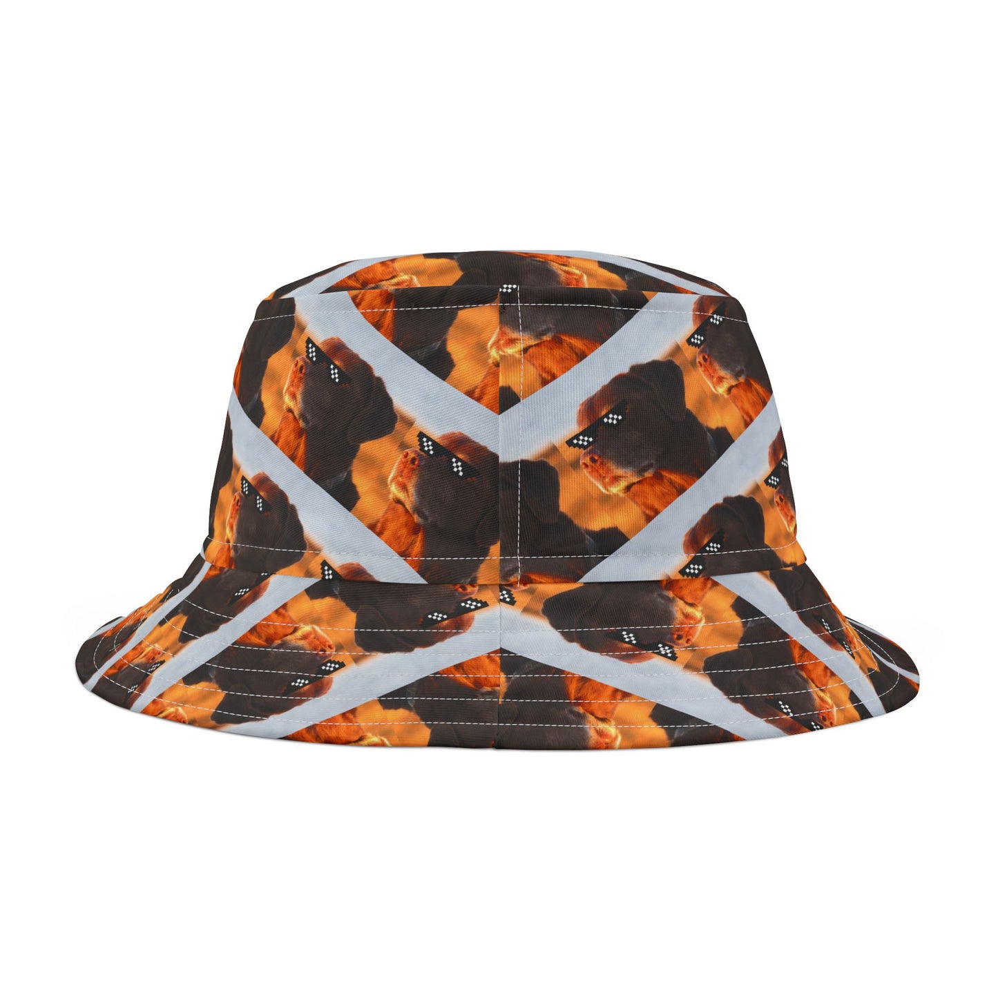 LET ME KNOW DOG MEME - ALL OVER PRINT - BUCKET HAT