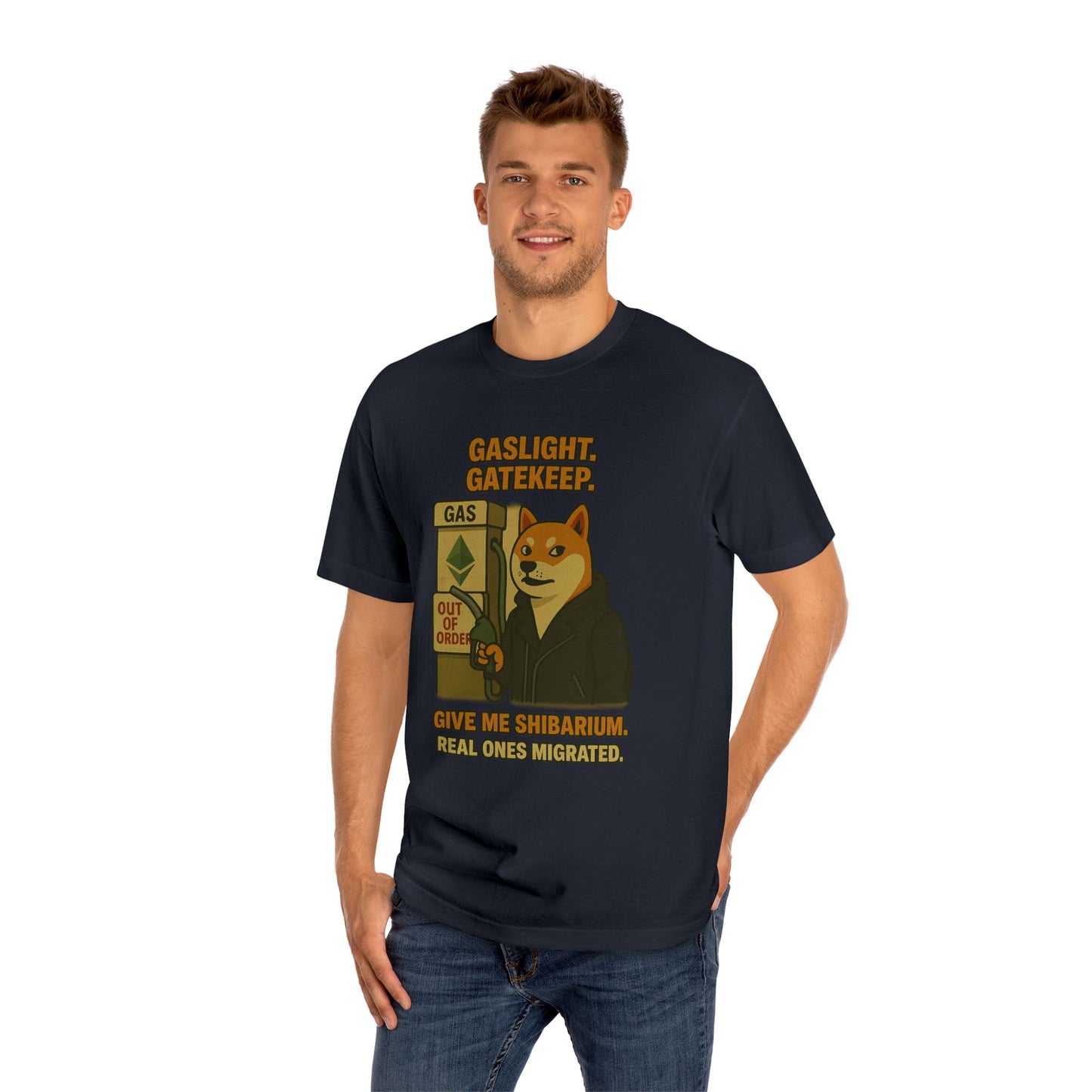 SHIB/ “Gaslight. Gatekeep. Give Me Shibarium.” Tee