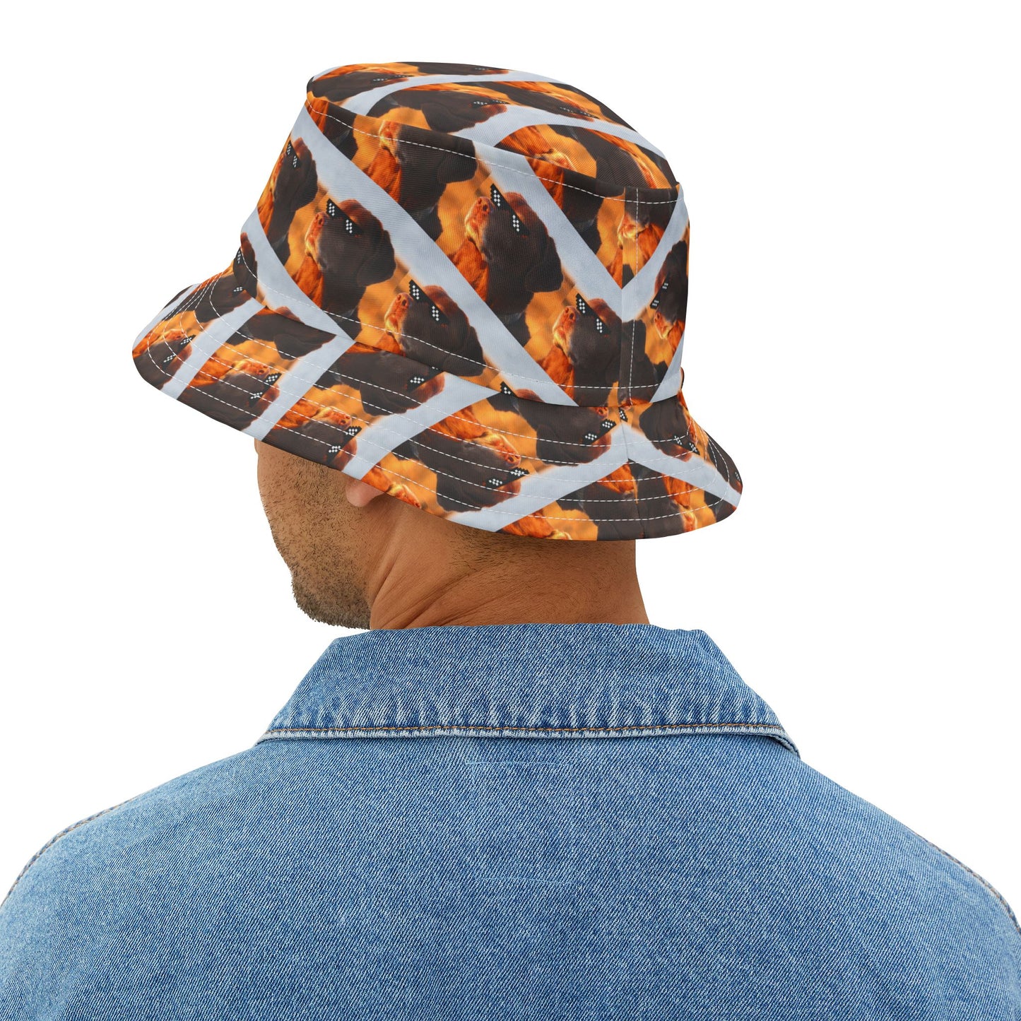 LET ME KNOW DOG MEME - ALL OVER PRINT - BUCKET HAT