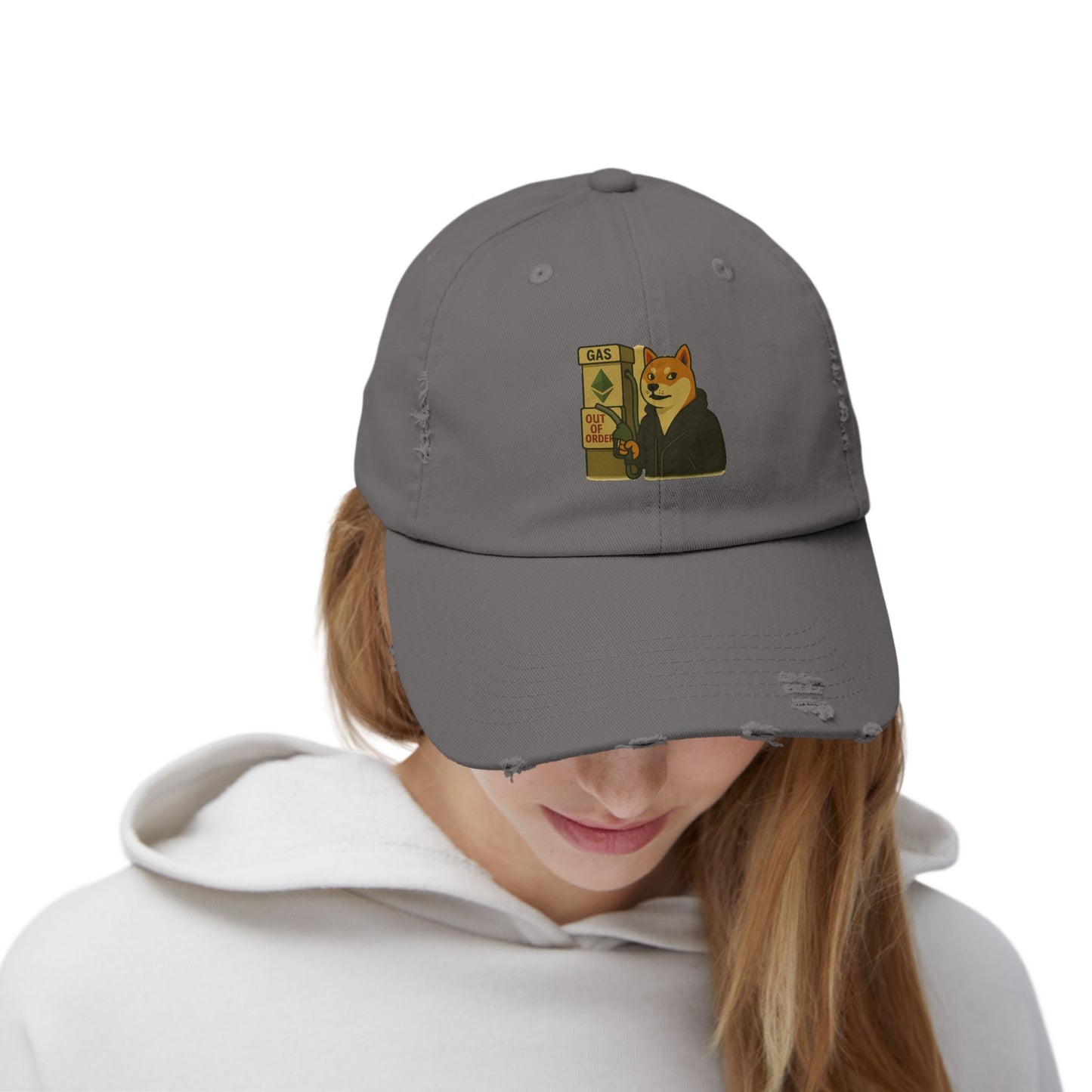 SHIB/ "Layer 2 or Leave " – Distressed Cap