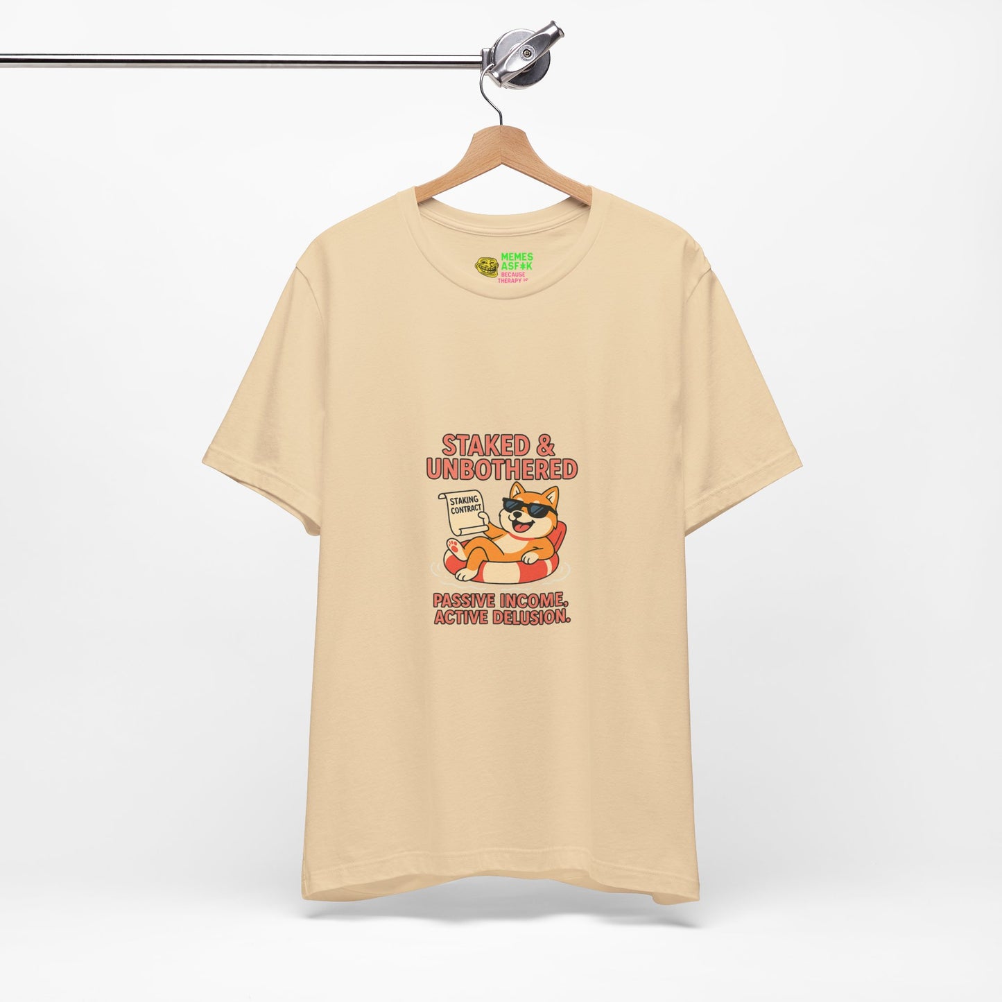 SHIB/"Staked & Unbothered” Tee