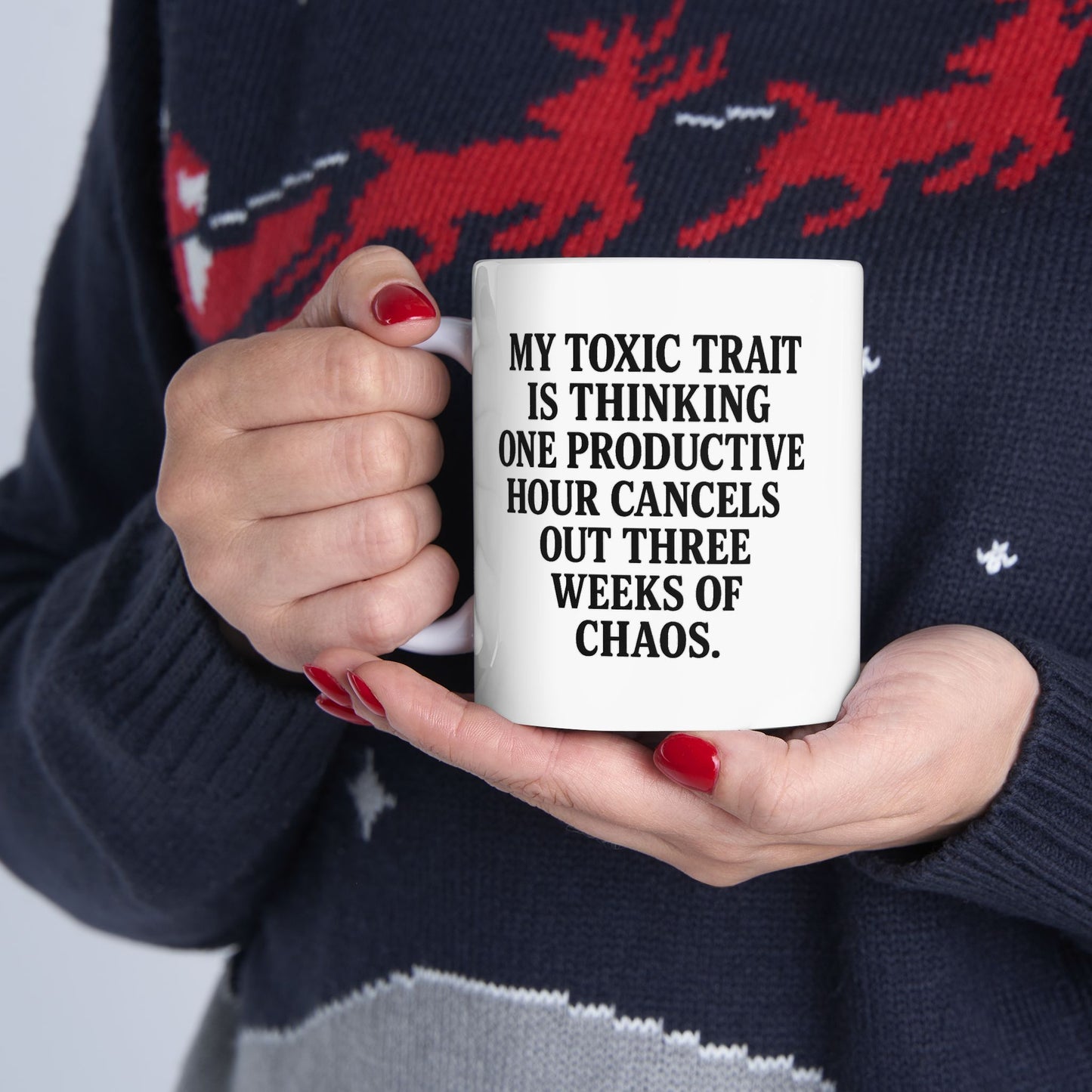 Productivity? Optional. Self-Delusion? Daily. Meme Mug