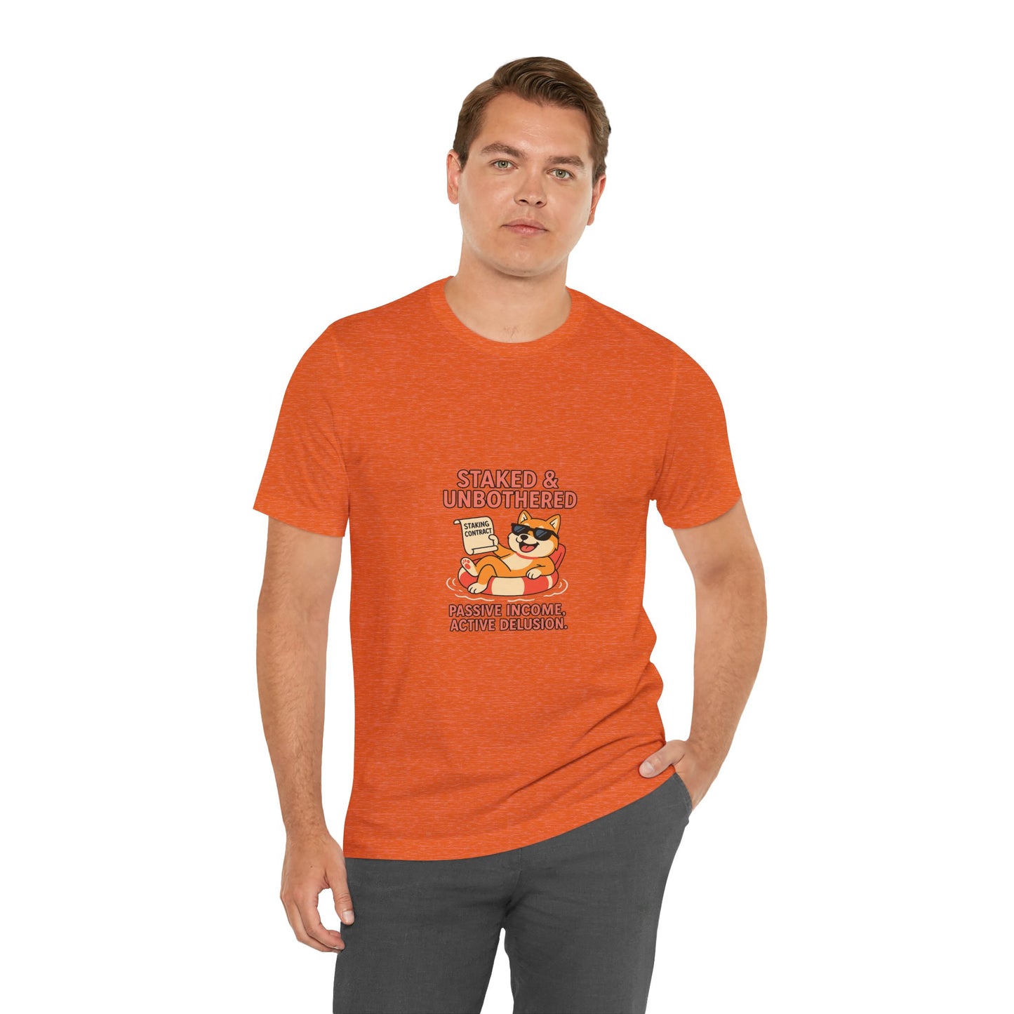 SHIB/"Staked & Unbothered” Tee