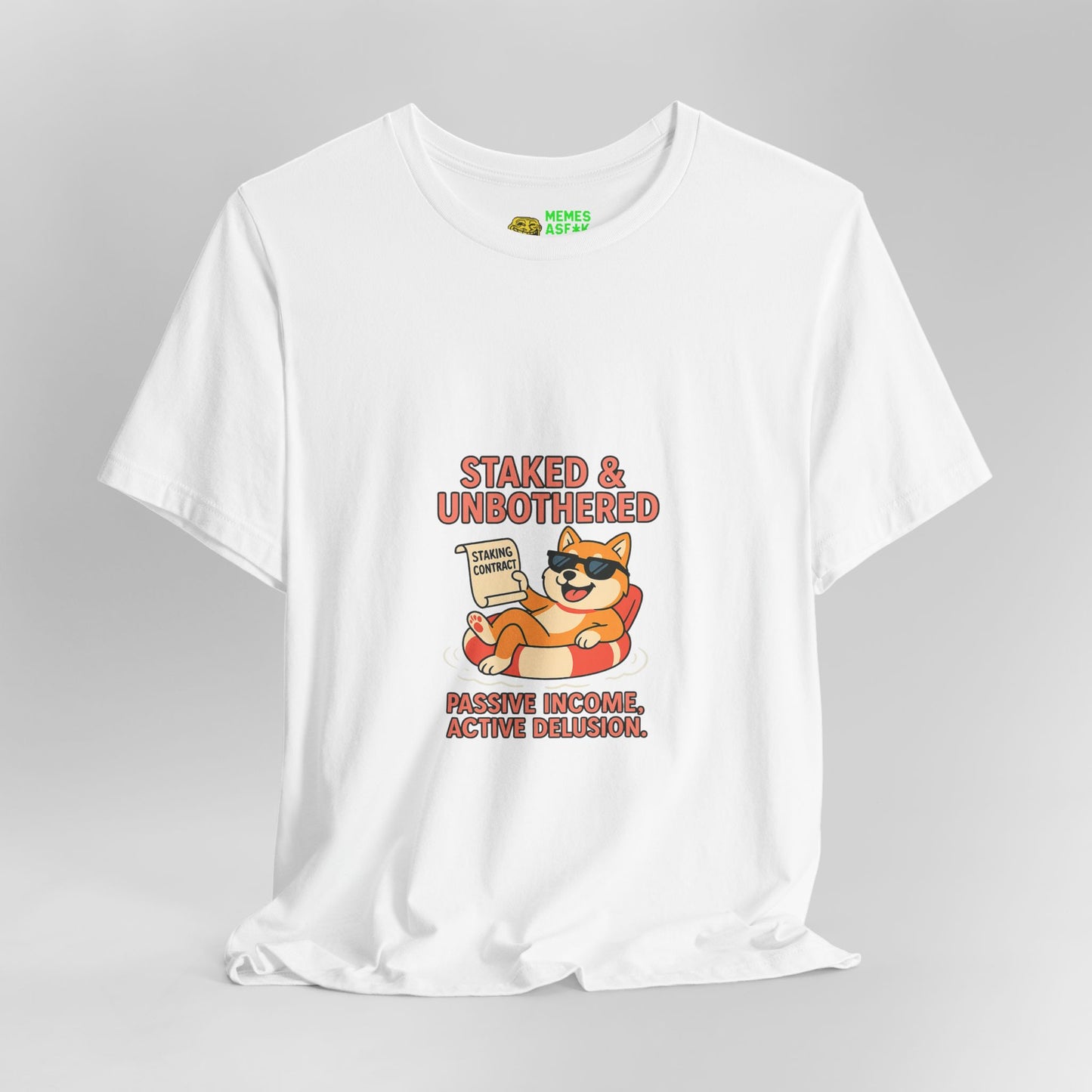 SHIB/"Staked & Unbothered” Tee