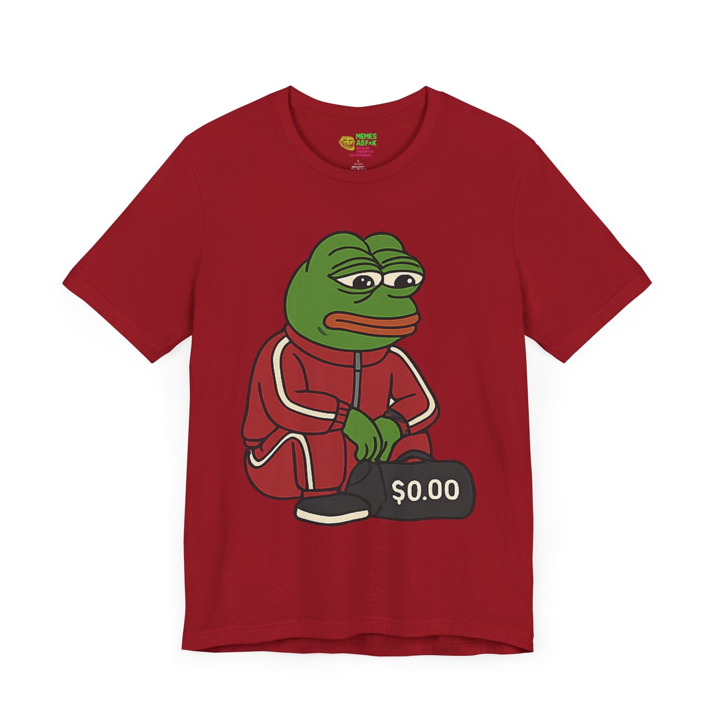 PEPE/ "Dripped & Doomed – $0.00" Tee