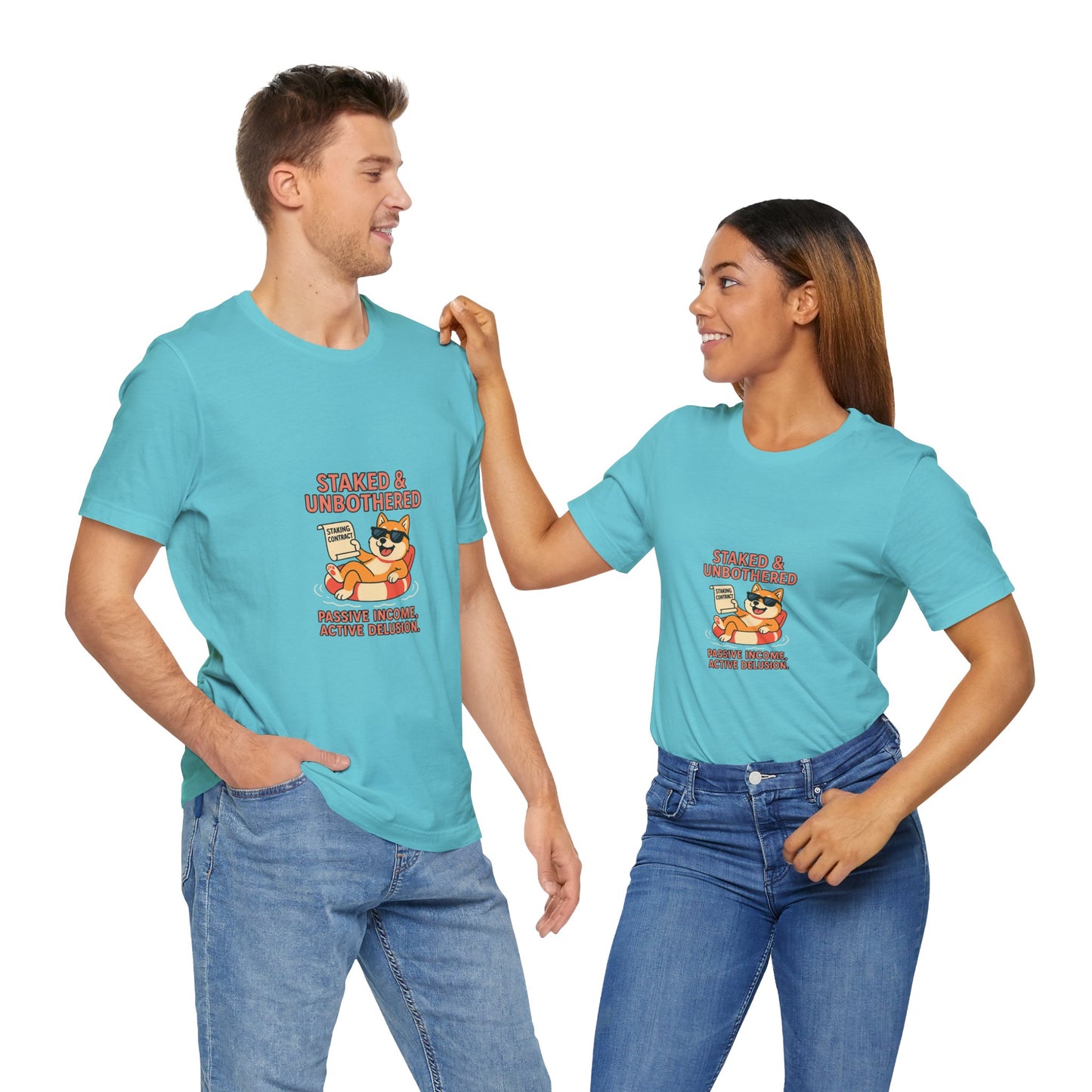 SHIB/"Staked & Unbothered” Tee