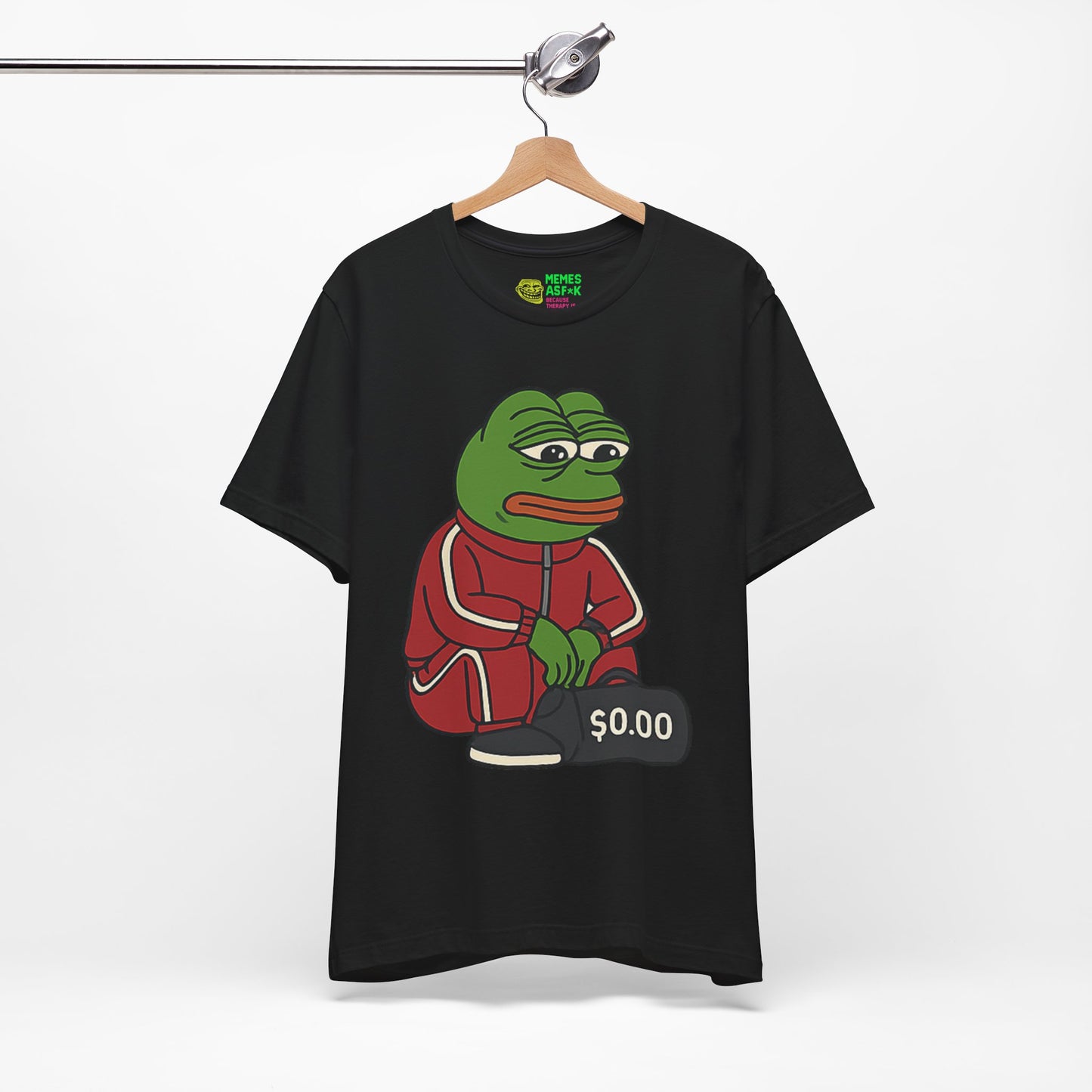 PEPE/ "Dripped & Doomed – $0.00" Tee