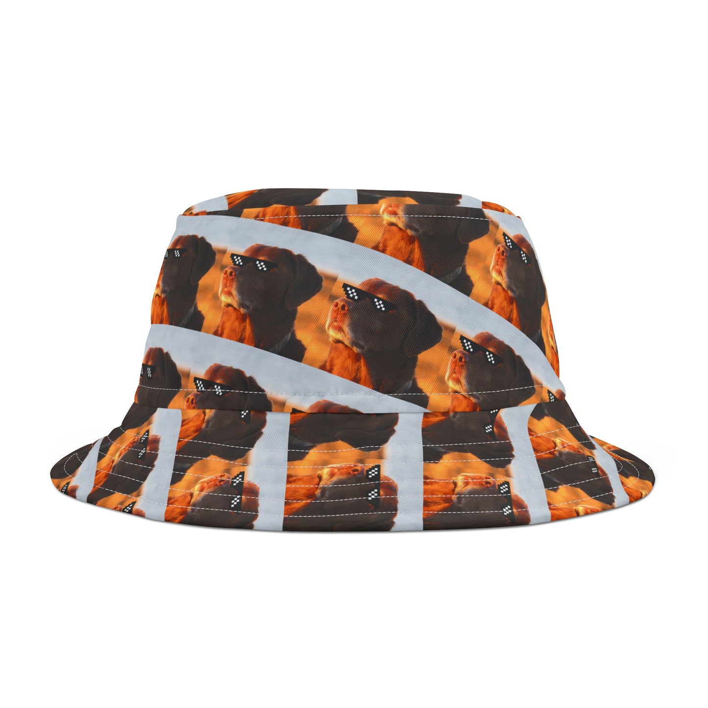 LET ME KNOW DOG MEME - ALL OVER PRINT - BUCKET HAT