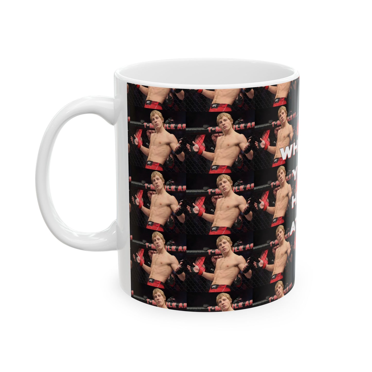 UFC - PADDY THE BADDY - WHERE'S YOUR HEAD AT - MUGS