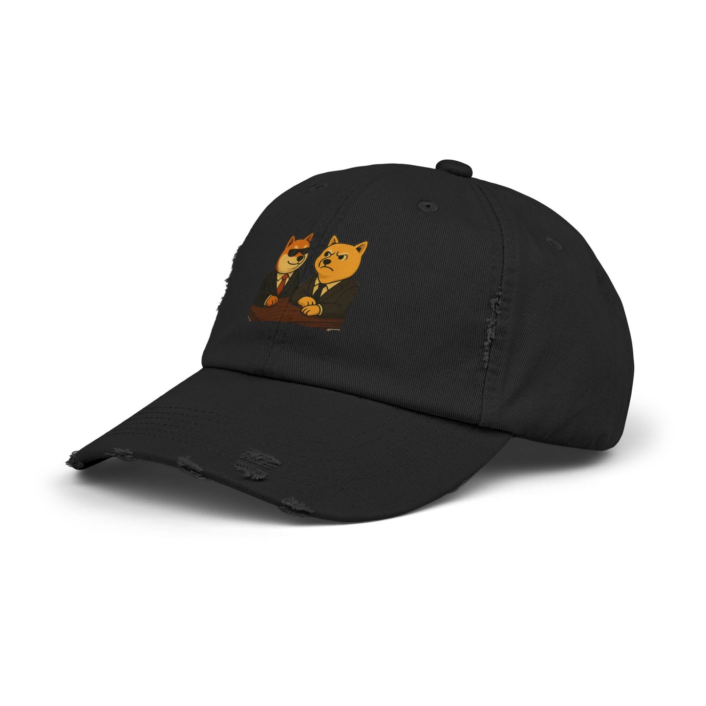 SHIB/ "I Bit Harder" –  Distressed Cap
