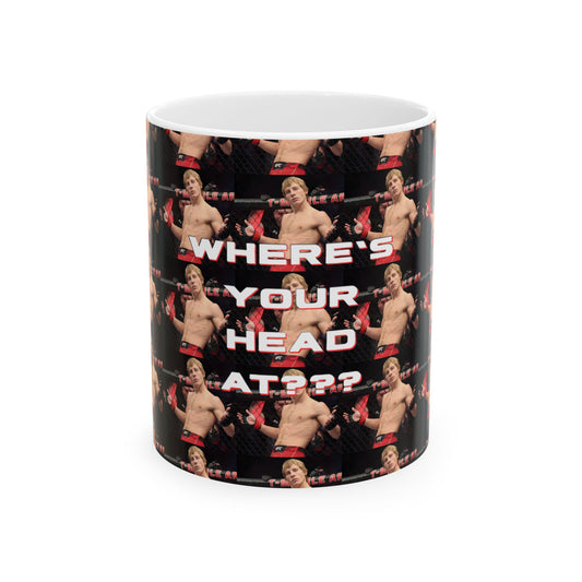 UFC - PADDY THE BADDY - WHERE'S YOUR HEAD AT - MUGS