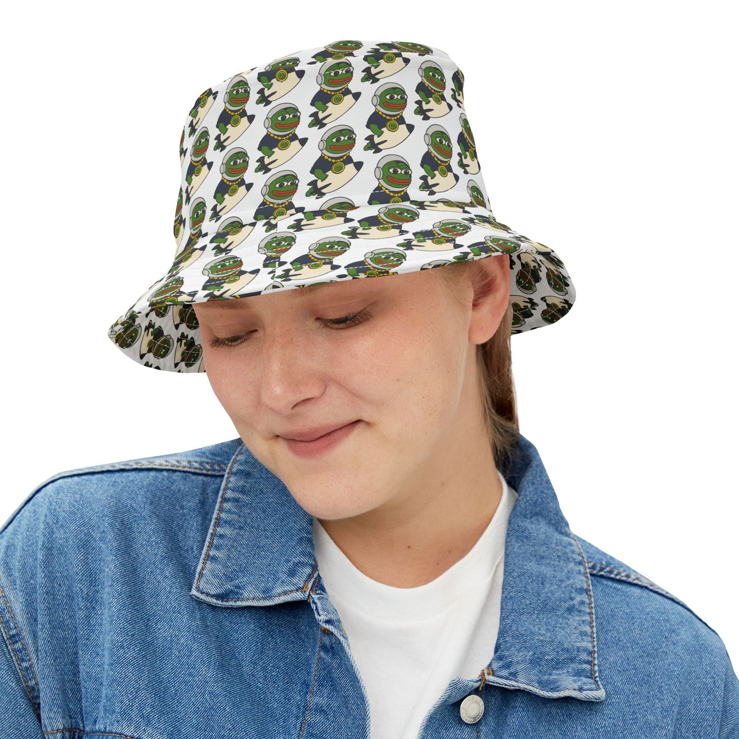 PEPE/ “Mission: ATH”  Bucket Hat