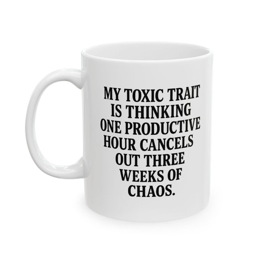 Productivity? Optional. Self-Delusion? Daily. Meme Mug
