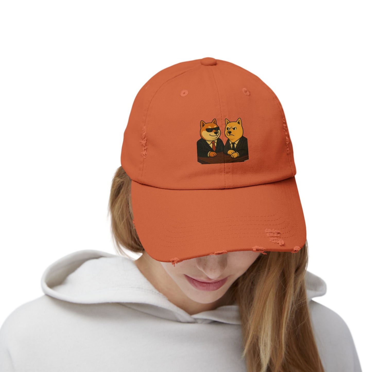SHIB/ "I Bit Harder" –  Distressed Cap
