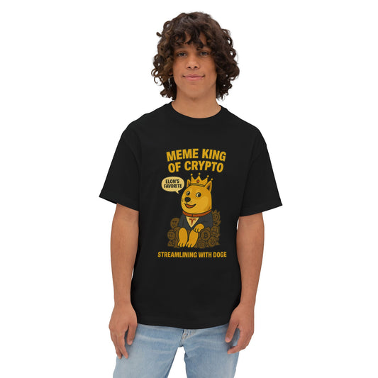 DOGE “Meme King of Crypto” Oversized Tee