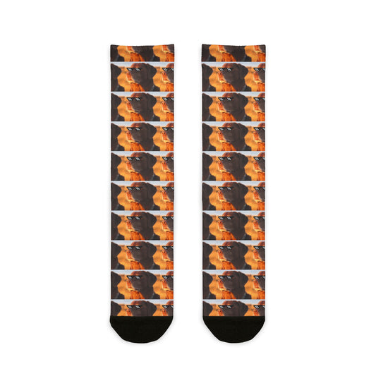 LET ME KNOW DOG MEME - GRAPHIC PRINT SOCKS