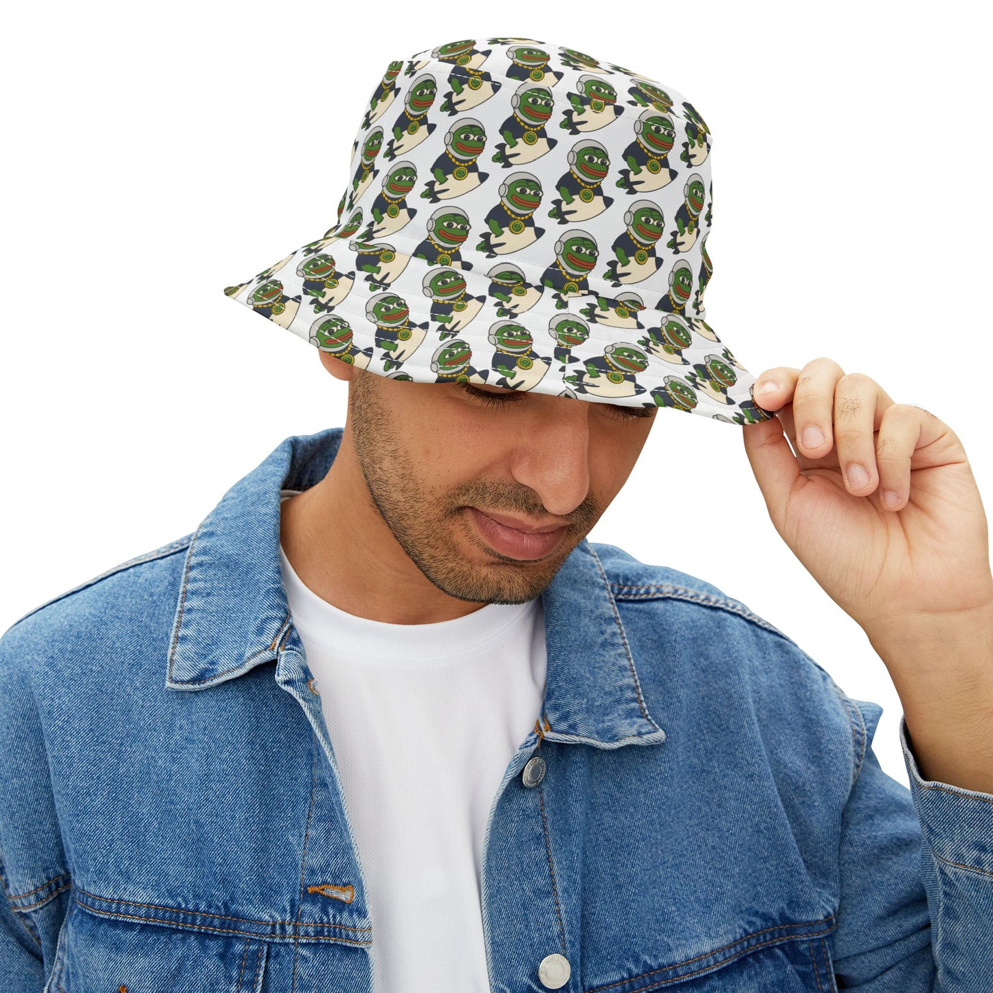 PEPE/ “Mission: ATH”  Bucket Hat