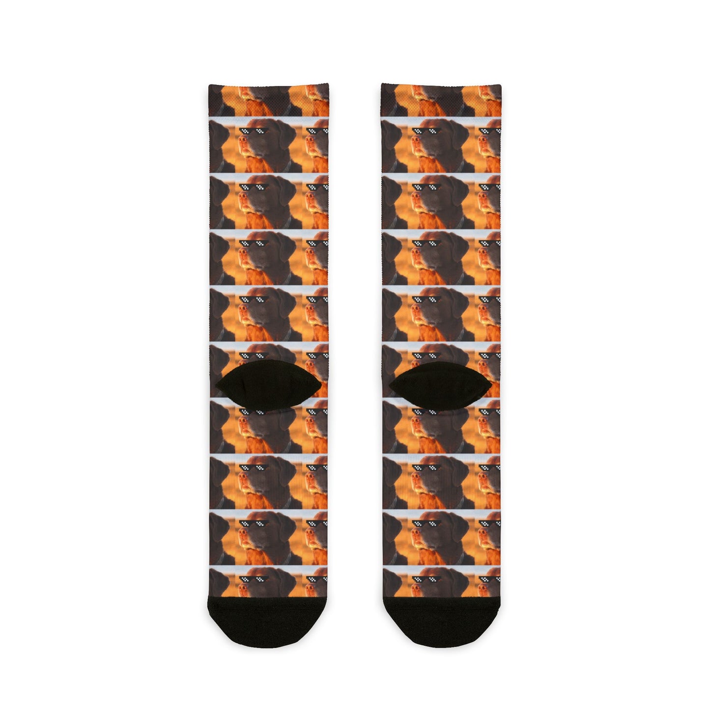 LET ME KNOW DOG MEME - GRAPHIC PRINT SOCKS