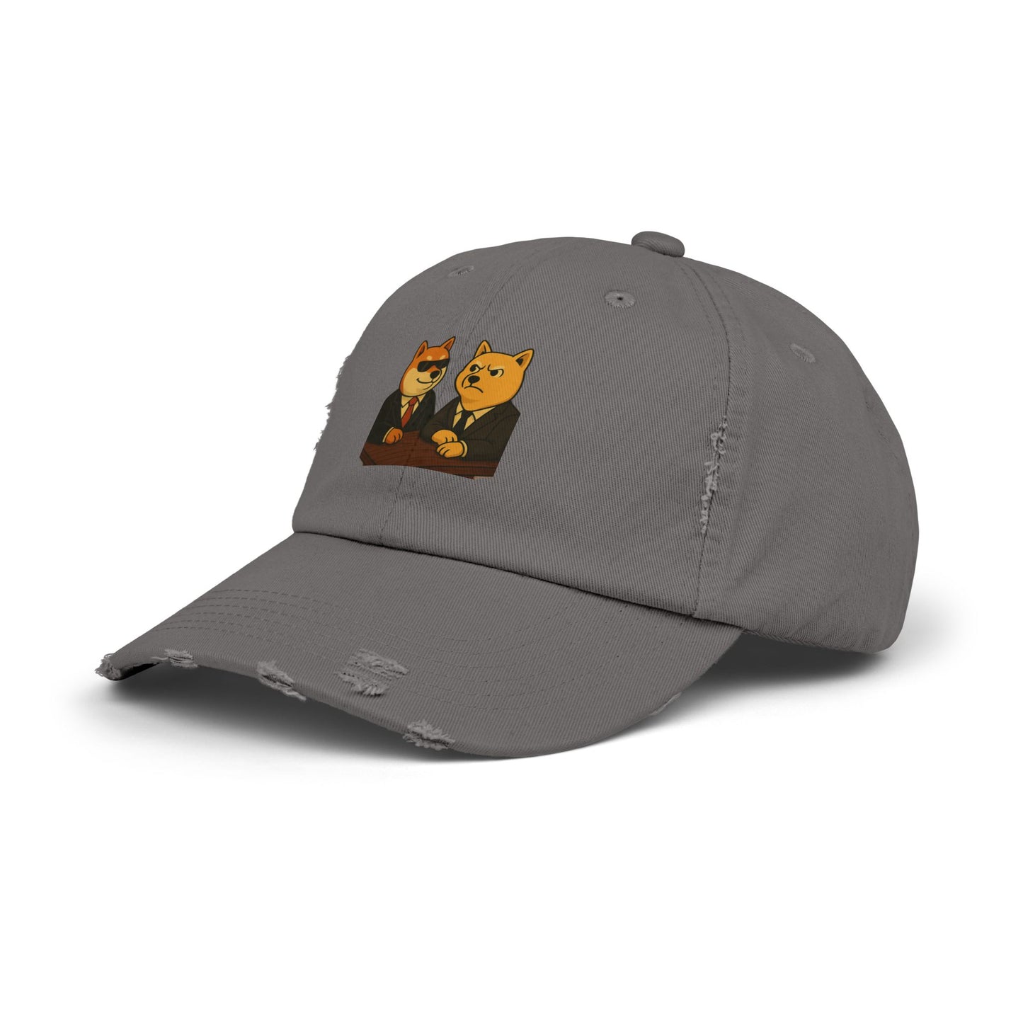 SHIB/ "I Bit Harder" –  Distressed Cap