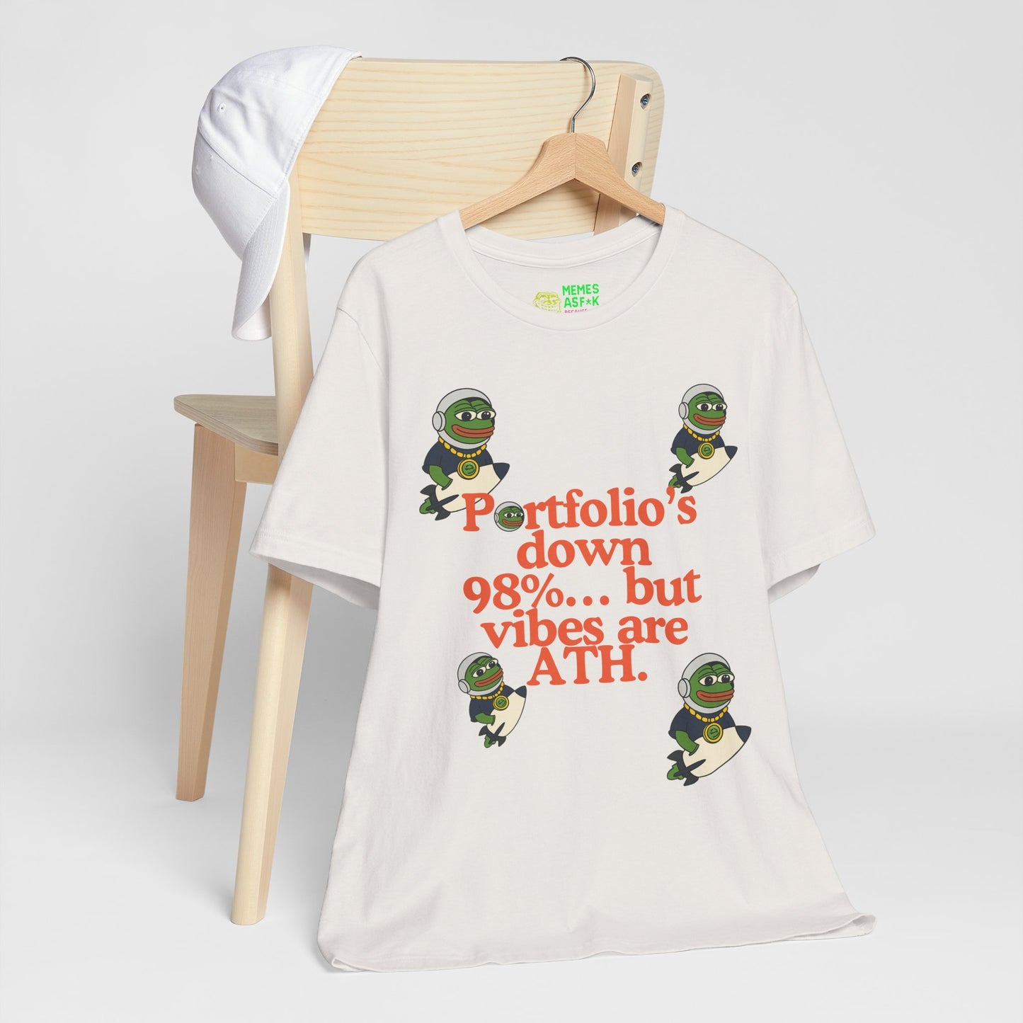 PEPE/“Portfolio’s Down 98%... But Vibes Are ATH” TEE