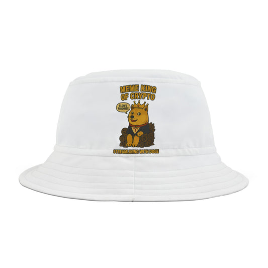 DOGE /"👑 Meme King Bucket Hat" Bucket Hat