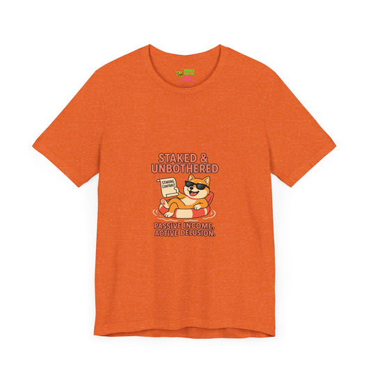 SHIB/"Staked & Unbothered” Tee