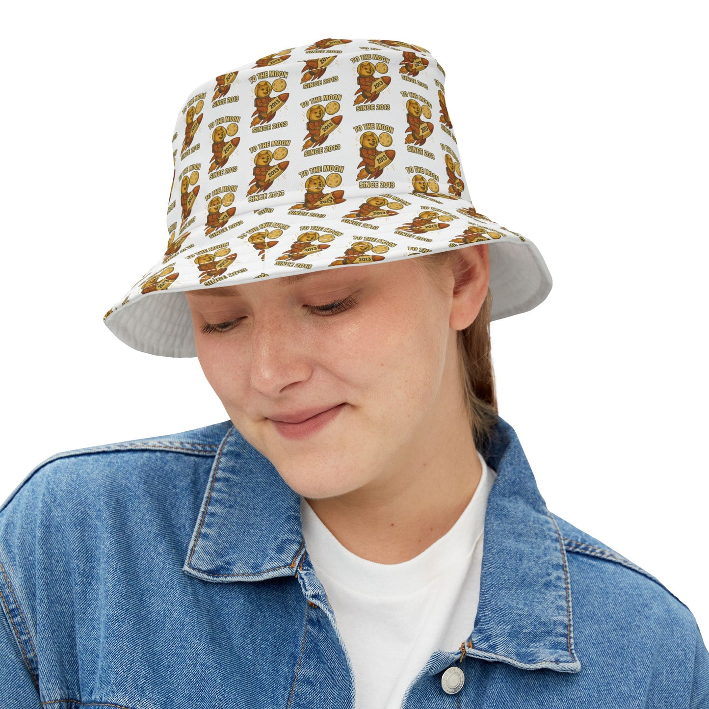 DOGE /"🌕 To The Moon Bucket Hat" Bucket Hat