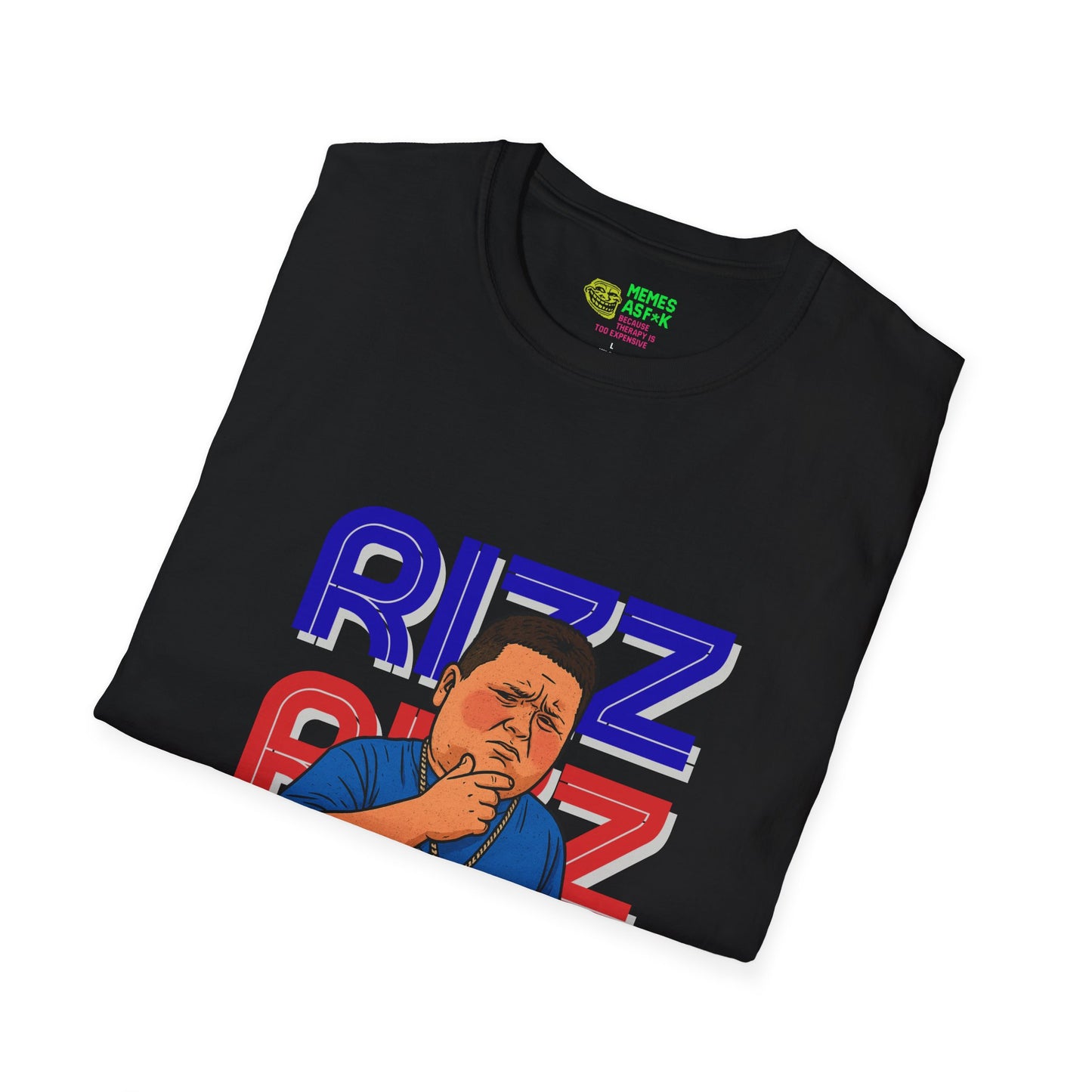 RIZZ THE RIZZLER-THE RIZZLER FACE-GRAPHIC TEE