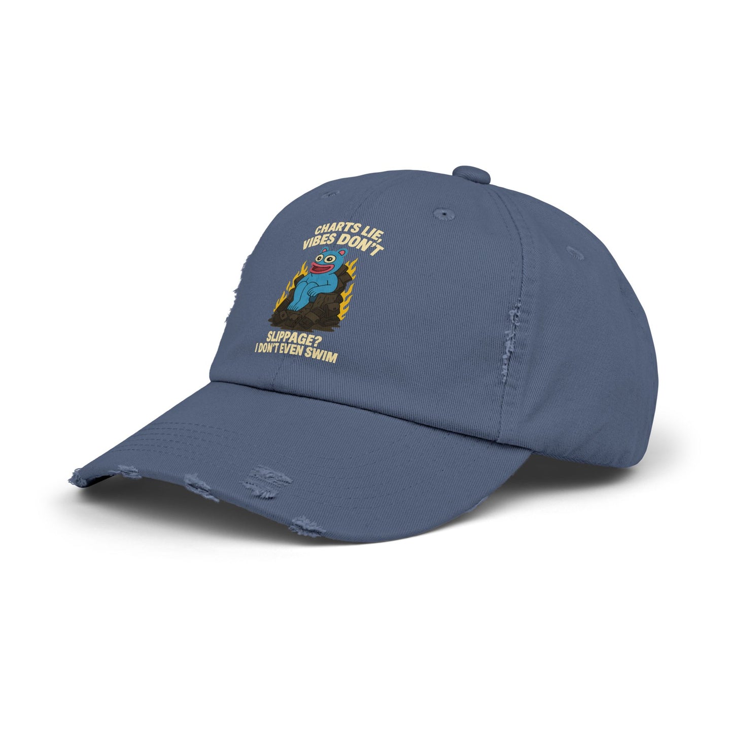 BRETT “Charts Lie, Vibes Don’t”  –  Distressed Cap