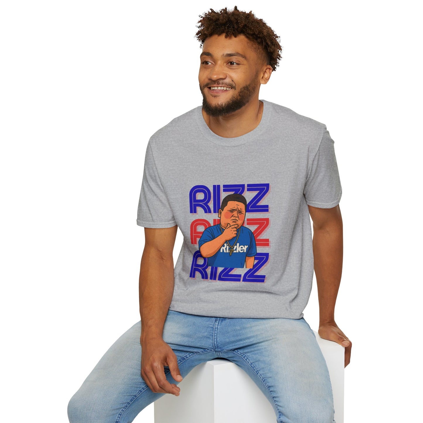 RIZZ THE RIZZLER-THE RIZZLER FACE-GRAPHIC TEE