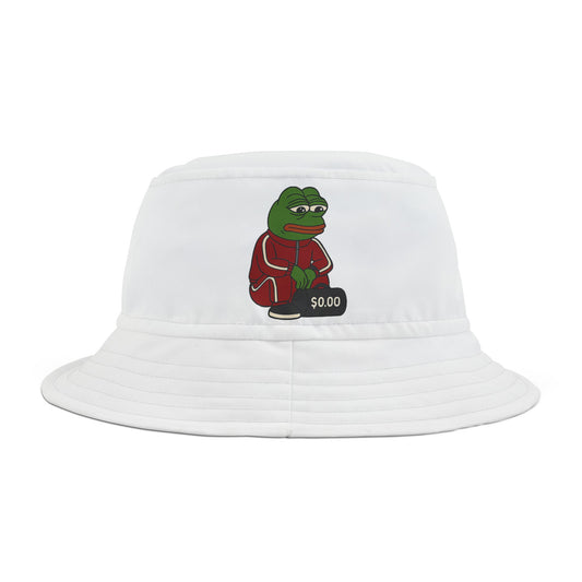 PEPE/"Dripped & Doomed  $0.00" Bucket Hat