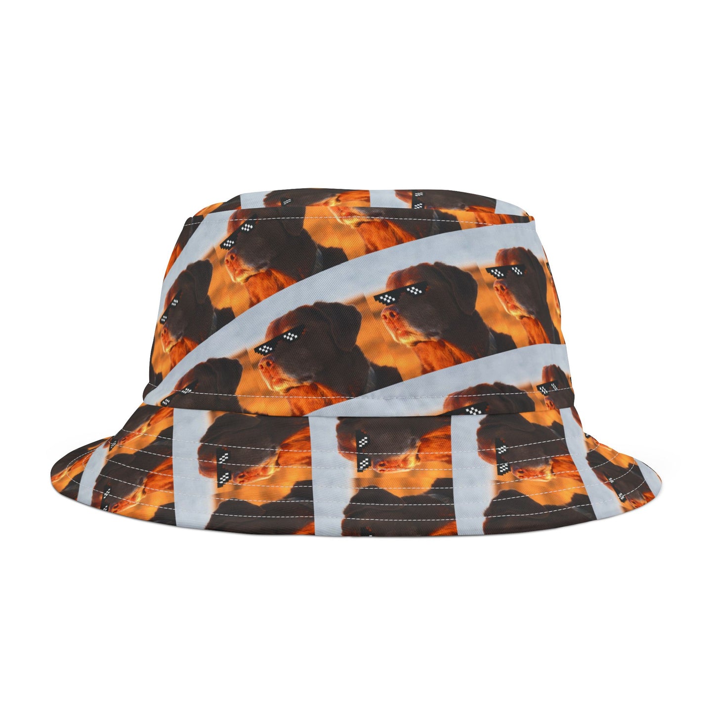 LET ME KNOW DOG MEME - ALL OVER PRINT - BUCKET HAT