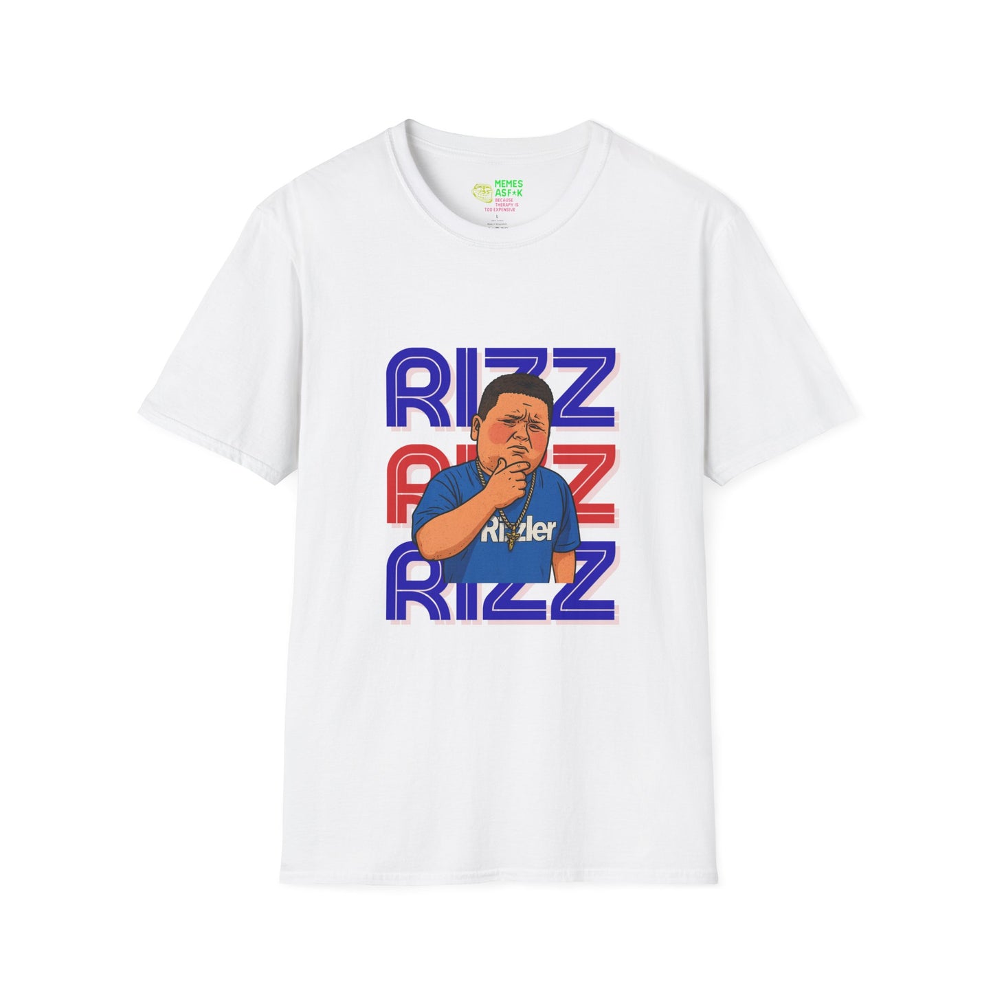RIZZ THE RIZZLER-THE RIZZLER FACE-GRAPHIC TEE