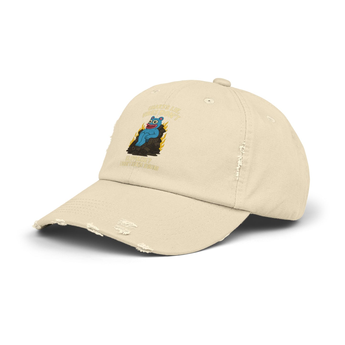 BRETT “Charts Lie, Vibes Don’t”  –  Distressed Cap