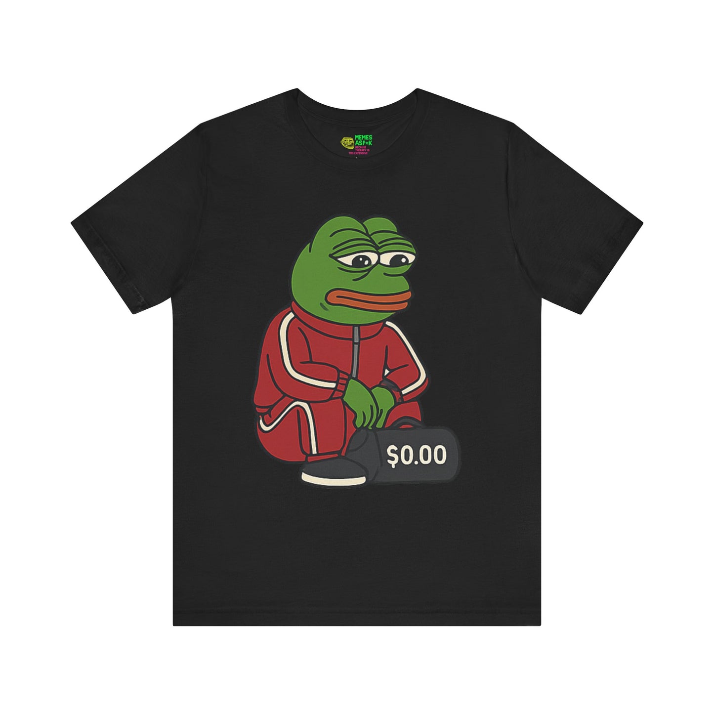 PEPE/ "Dripped & Doomed –  $0.00" Tee