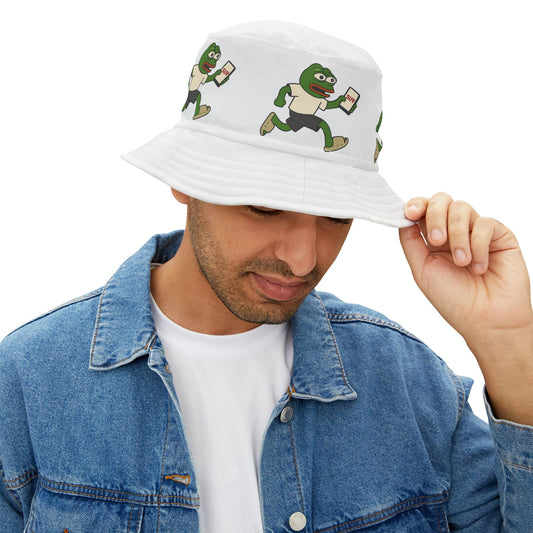 PEPE/ “Buy Button – Speed of FOMO” Bucket Hat